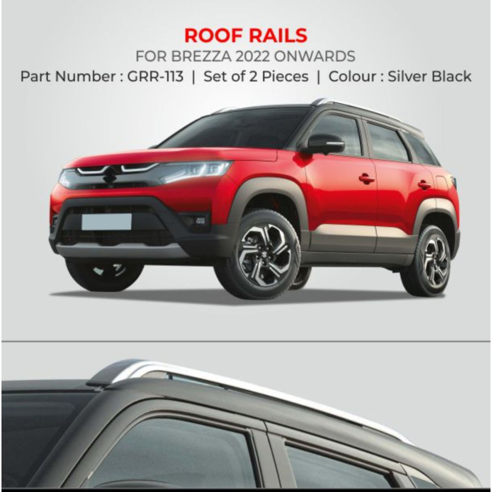 Buy Maruti Suzuki Brezza Roof Rail Car Accessories Online